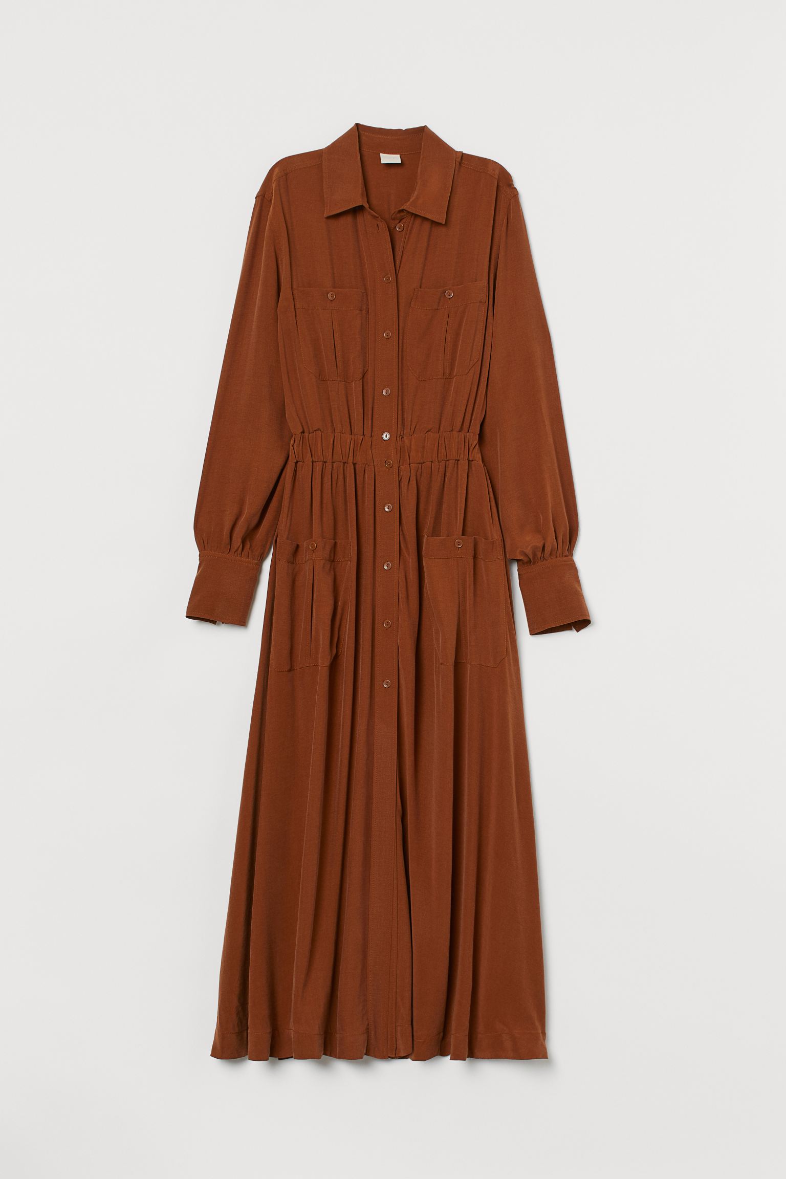 

Платье H&M  коричневый 11038173780, Платье H&M 32 коричневый 11038173780