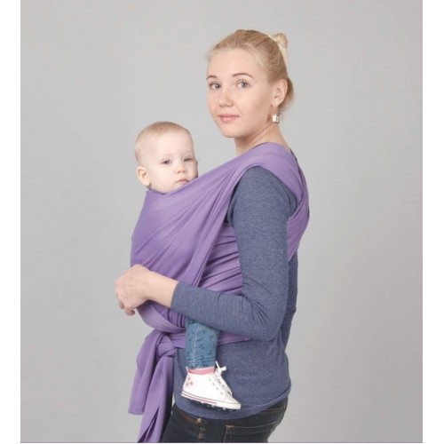 

Трикотажный слинг-шарф - Лаванда