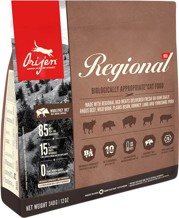 

Сухой корм для кошек и котят всех возрастов REGIONAL RED 340 г Orijen BGL-AC-179