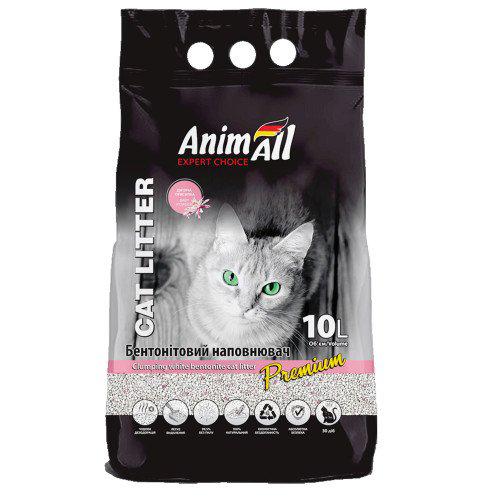 

Бентонитовый наполнитель AnimAll Baby Powder, с ароматом детской пудры, 10 л