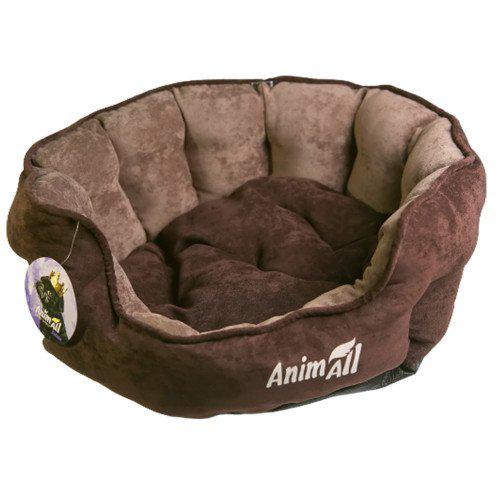 

Лежак AnimAll Royal Velours Chocolate для кошек и собак, 53×47×21 см