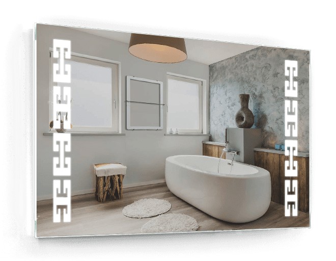 

Зеркало c LED подсветкой Smart Mirror сенсорное Altamura SK 120х100 см Прямоугольное