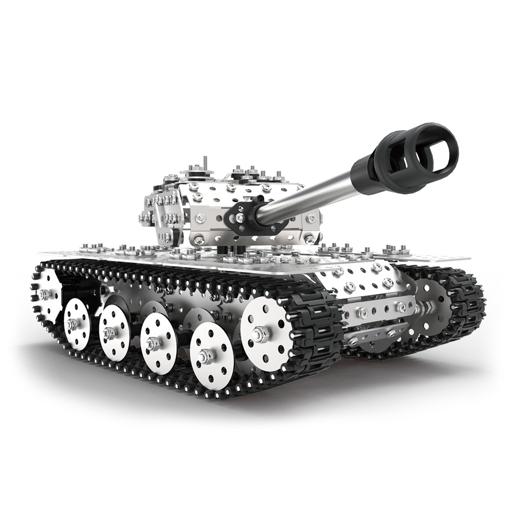 

Металлический конструктор Steel World «Танк» 930 деталей