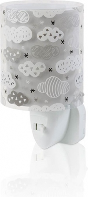 

Детский ночник в розетку Dalber Clouds Grey 41415E