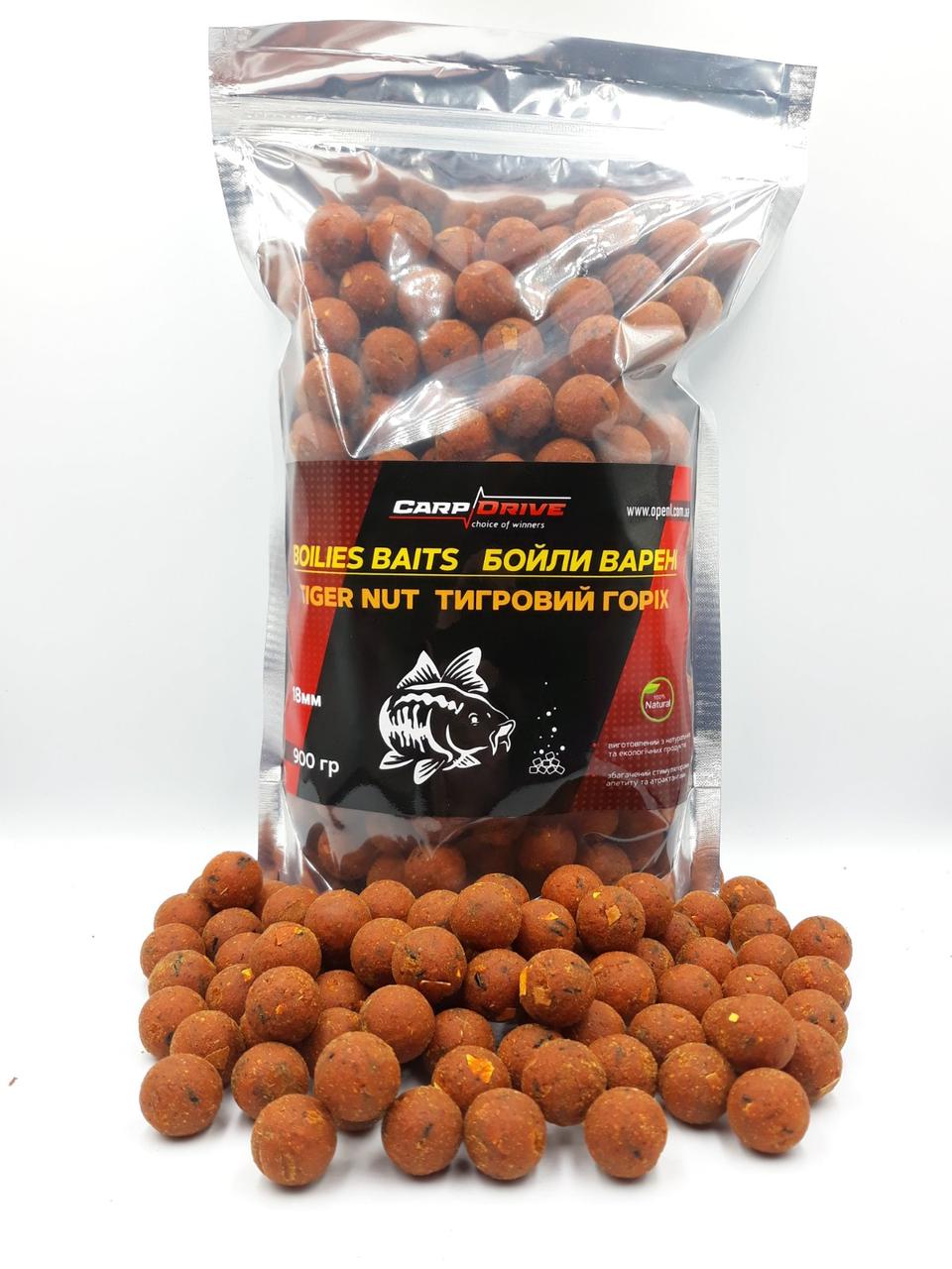 

Бойлы Вареные Тигровый орех (Tiger Nut) 18 мм 900 г