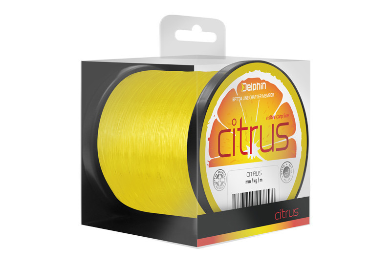 

Карповая леска Delphin CITRUS 1200m / желтая 0.25мм 11lbs