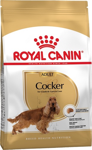 

Сухой корм Royal Canin для кокер спаниелей старше 12 месяцев Breed Cocker adult 3 кг BGL-RC-317