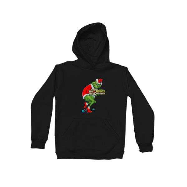 

Худи Детская для мальчиков с утеплением Гринч-Grinch Stole Christmas Размер 128 см Цвет черный - MyTee
