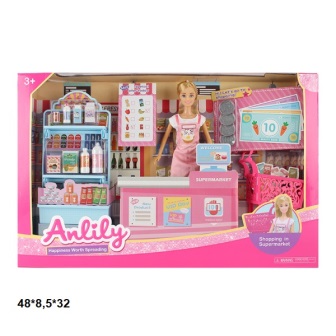 

Лялька Anlily 29см 99281 з супермаркетом кор.48*8,5*32см