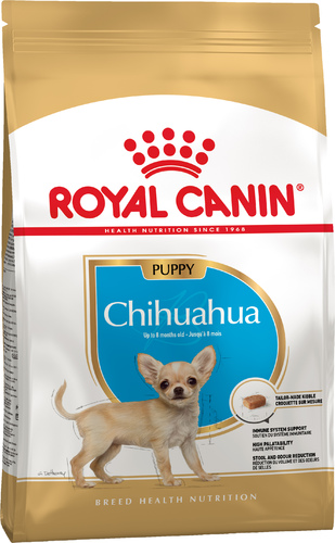 

Сухой корм для щенков чихуахуа до 8 месяцев Breed Chihuahua junior 1,5 кг Royal Canin BGL-RC-296