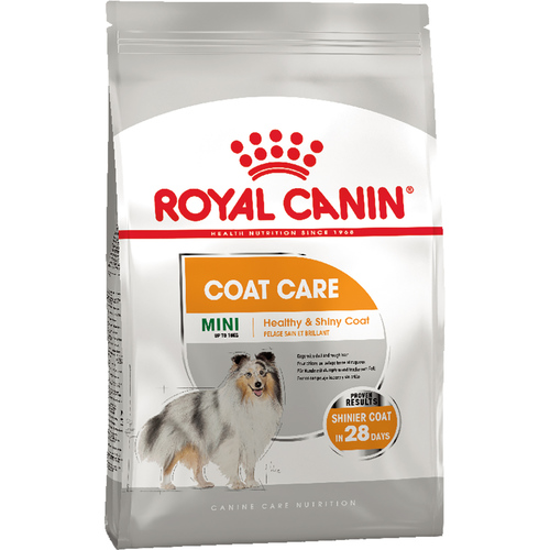 

Полнорационный корм для собак весом до 10 кг с тусклой и жесткой шерстью Coat care mini 1 кг Royal Canin BGL-RC-491