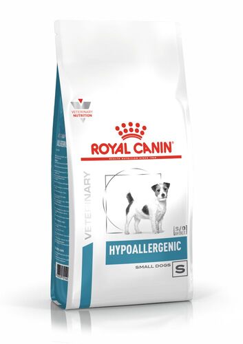 

ВЕТЕРИНАРНАЯ ДИЕТА ДЛЯ СОБАК ПРИ НЕЖЕЛАТЕЛЬНОЙ РЕАКЦИИ НА КОРМ HYPOALLERGENIC SMALL DOG 1 кг Royal Canin BGL-RC-504