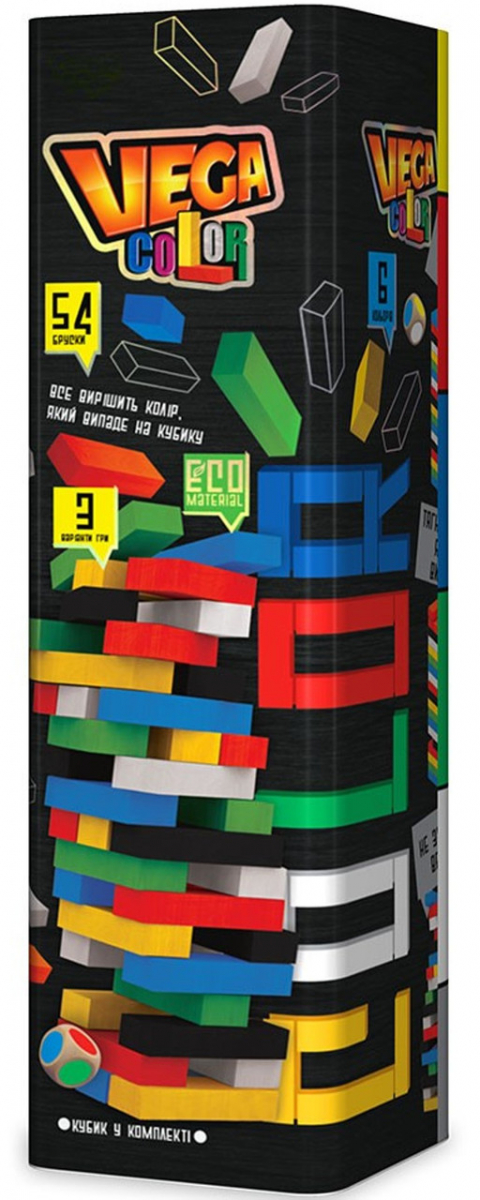 

Игра настольная Дженга цветная (укр), Danko Toys (GVC-01-01U)