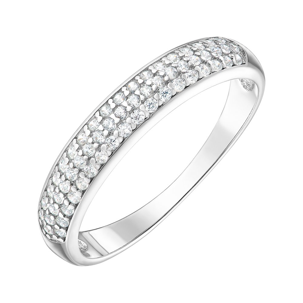 

Серебряное кольцо с фианитами 000149288 16 размера