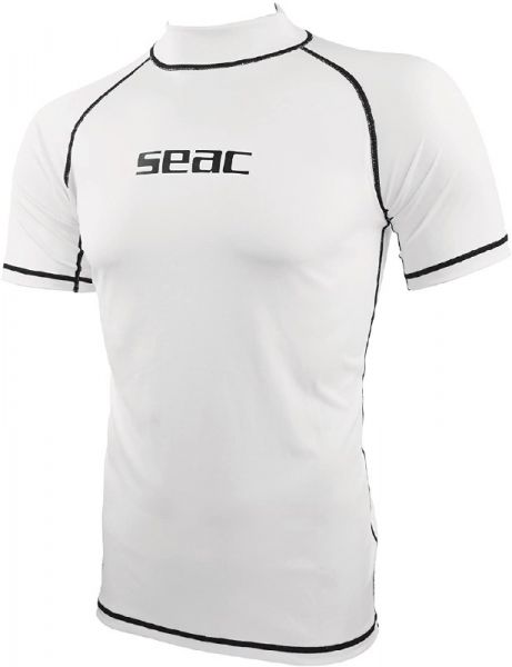 

Футболка солнцезащитная Sеac Rash Guard T-Sun мужская (бело-черный) XS (1550016MW/XS)