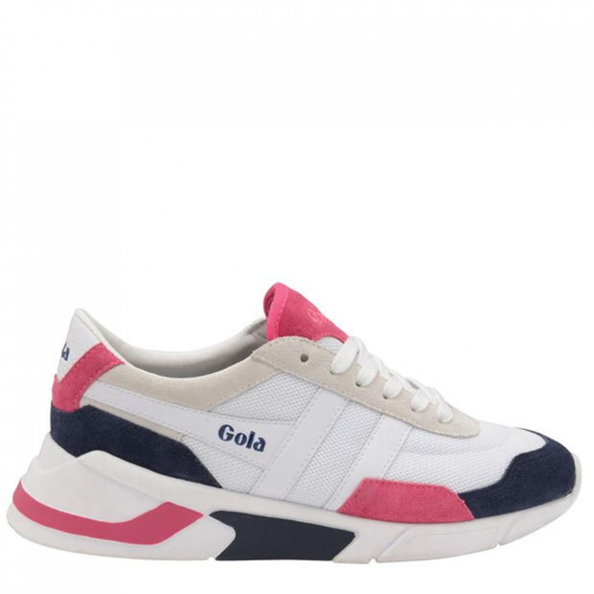 

Кроссовки Gola Classics Eclipse Runner Wht/Nvy/Pnk, 40 (270 мм)