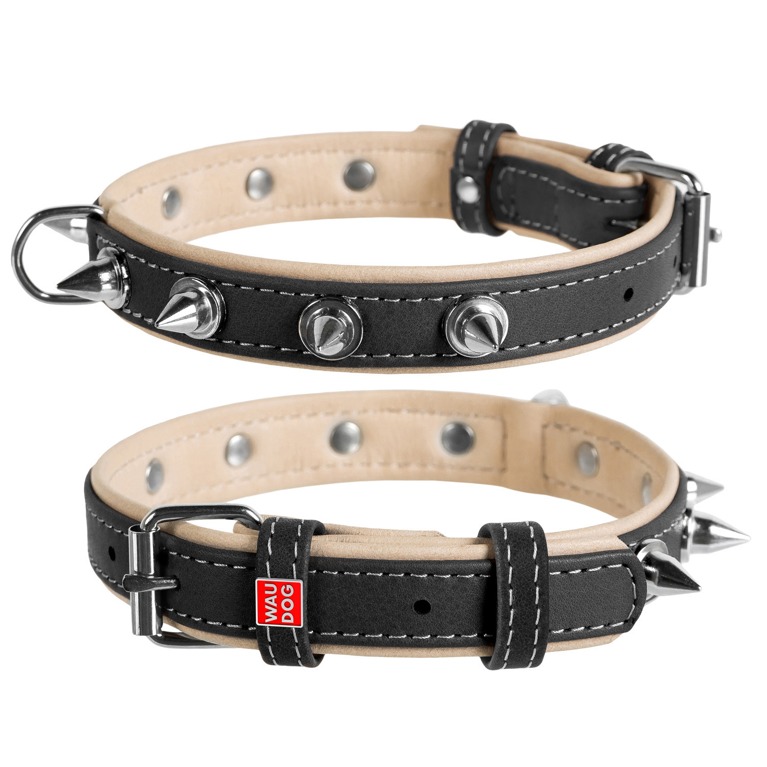 

Ошейник для собак с шипами черный SOFT WAUDOG ш. 35 мм, дл. 57-71 см WAUDOG BGL-WD-3139