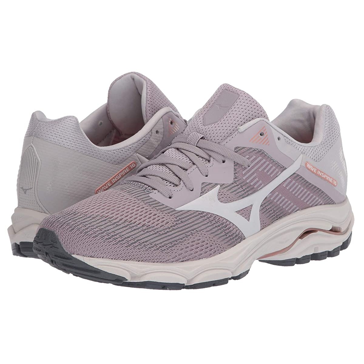 

Кроссовки Mizuno Wave Inspire 16 Cloud Grey/Snow White, 41.5 (285 мм)