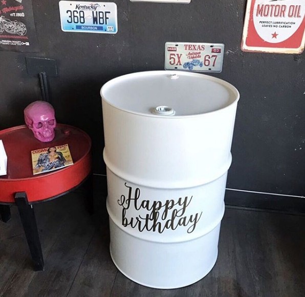 

Бочка-стол Craftmetal Happy Birthday