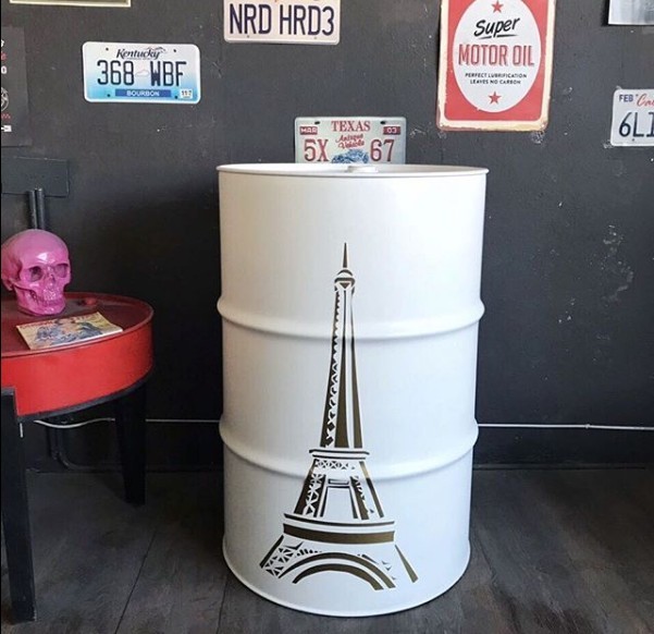 

Бочка декоративная с логотипом Craftmetal Paris
