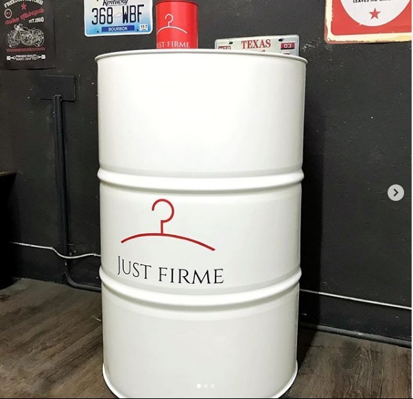 

Бочка декоративная с логотипом Craftmetal Just firme