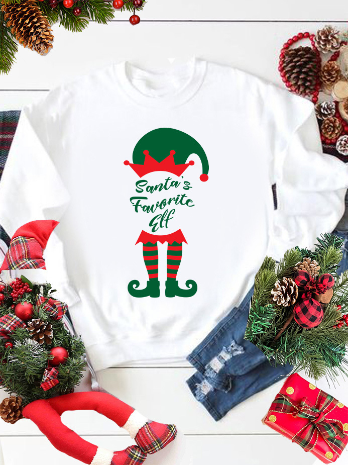 

Свитшот Love&Live Santa's favorite Elf LLP01379 134 см Белый