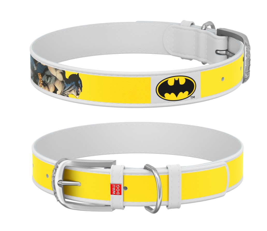 

Ошейник для собак с рисунком Бэтмен2 белый Design WAUDOG ш. 35 мм, дл. 46-60 см WAUDOG BGL-WD-4457