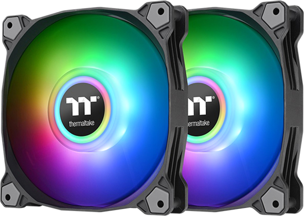 

Набор вентиляторов Thermaltake Pure Duo 14 ARGB Sync Radiator Fan (2-Fan Pack) Black (CL-F116-PL14SW-A)