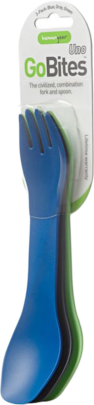 

Ложко-вилка Humangear GoBites Uno 3-Pack Blue/Gray/Green (022.0075)