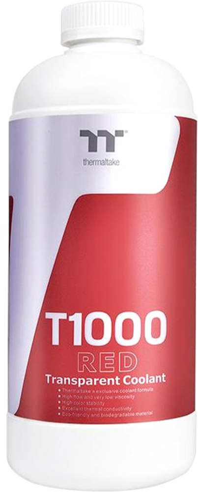 

Охлаждающая жидкость Thermaltake T1000 Coolant – Red (CL-W245-OS00RE-A)