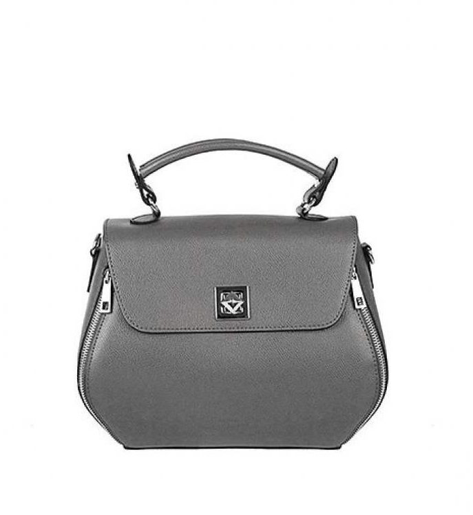 

Женская кожаная сумка Vera Pelle S0578 Серый