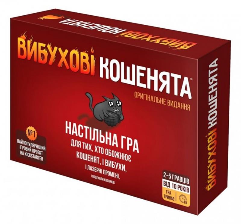 

Настольная игра Hobby World Вибухові кошенята УКР (915378)