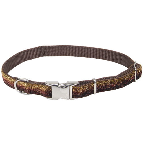 

Ошейник для собак золотистый Pet Attire Sparkles дл. 20-30 см - ш. 1 см Coastal BGL-CS-672