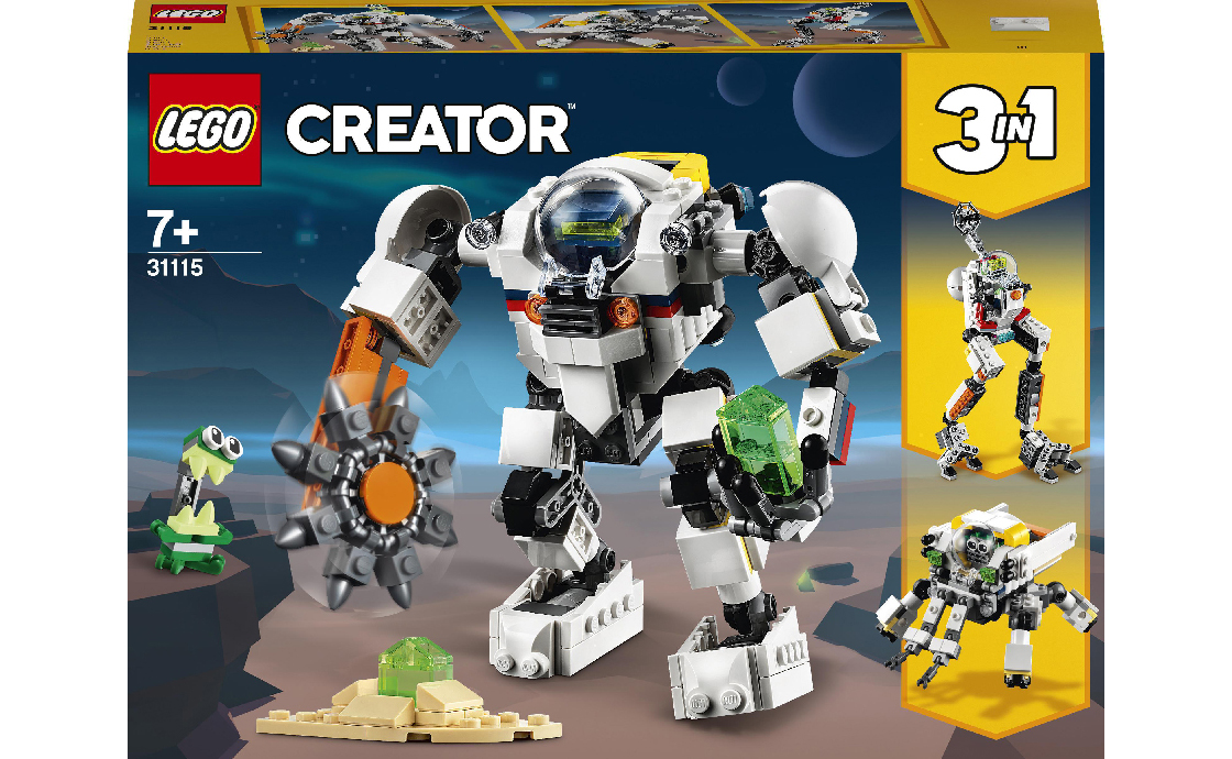 

Конструктор LEGO Космічний видобувний робот 327 деталей (31115)