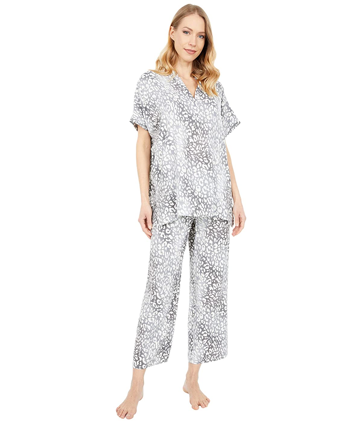 

Пижама N by Natori Misty Leopard - Challis PJ Set Dove Grey, XS (42)