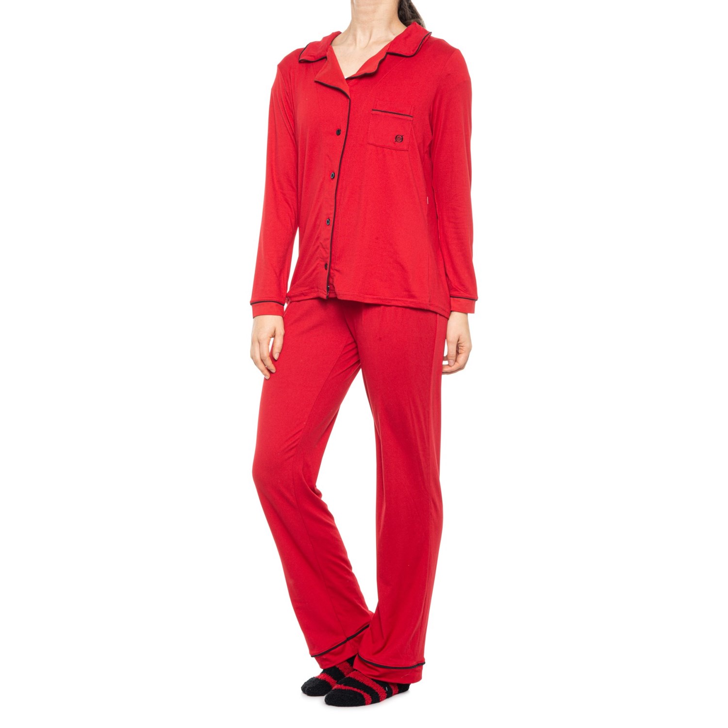 

Пижама Born Yummy with Cozy Socks - Red,  (48, Пижама Born Yummy with Cozy Socks - Red, L (48)