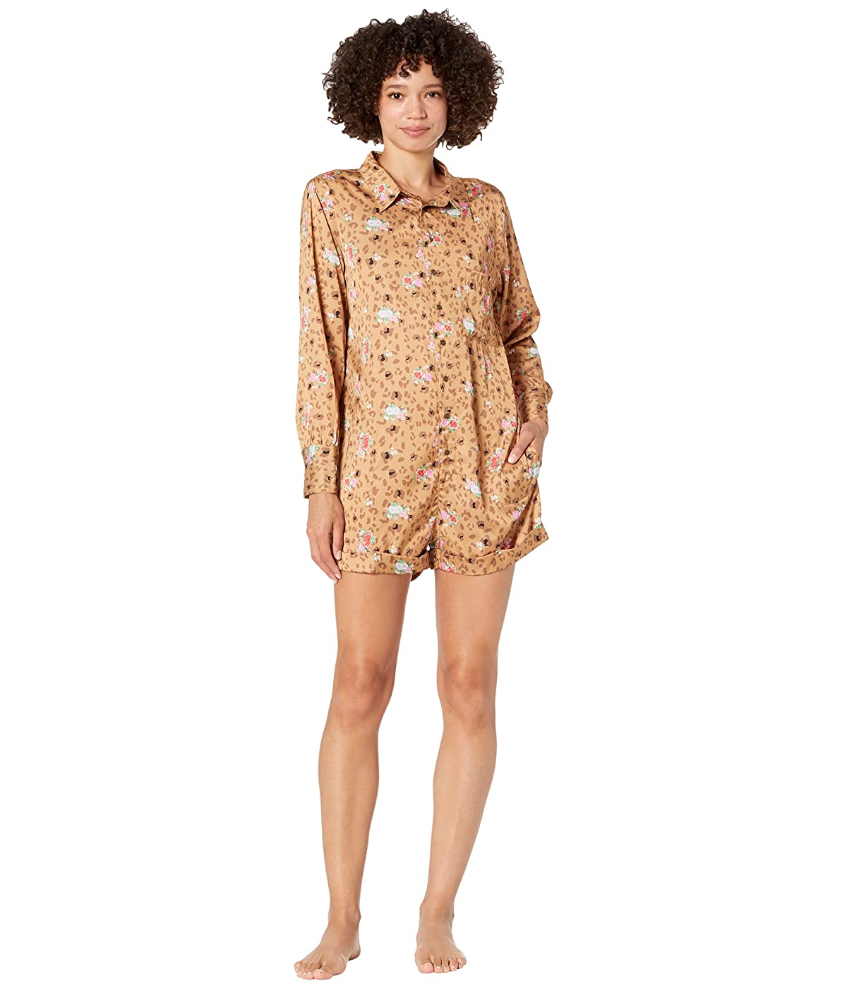 

Пижама Plush Floral Cheetah Romper Brown Multi,  (46, Пижама Plush Floral Cheetah Romper Brown Multi, M (46)