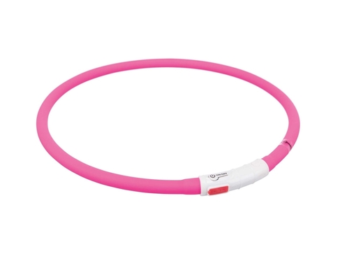 

Ошейник для собак розовый USB Flash Light Ring дл. 70 см - ш. 1 см Trixie BGL-TX-2895
