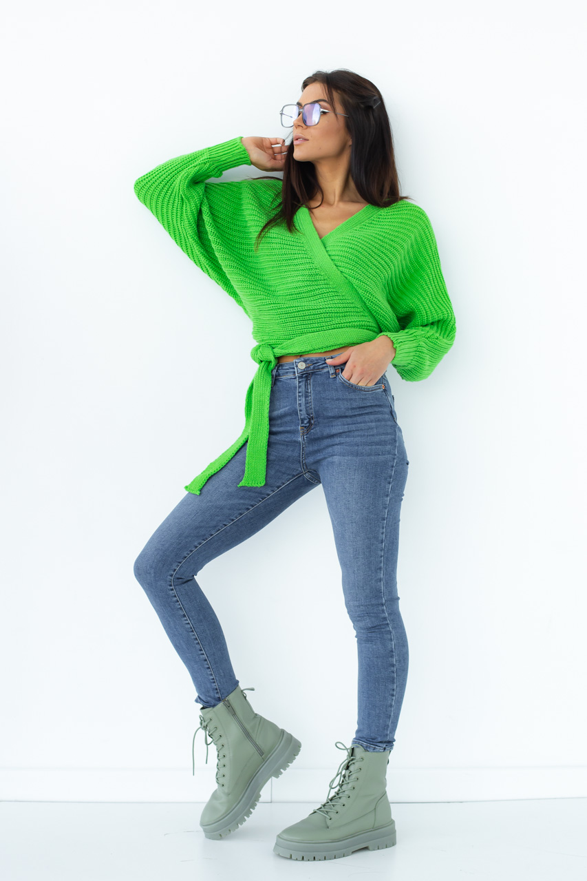 

Короткая вязаная кофта с запахом и поясом G&M LX-10250946  Размер цвет Изумрудный, Короткая вязаная кофта с запахом и поясом G&M LX-10250946 L Размер цвет Изумрудный