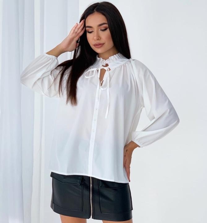 

Блузка G&M k-86587 - Размер цвет белый, Блузка G&M k-86587 42-44 Размер цвет белый