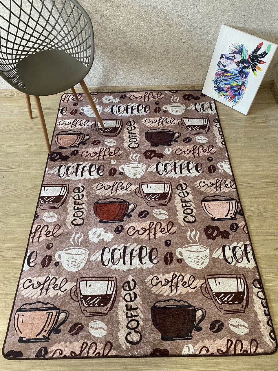 

Ковер в кухню "Coffee коричневый" 120*180 0056