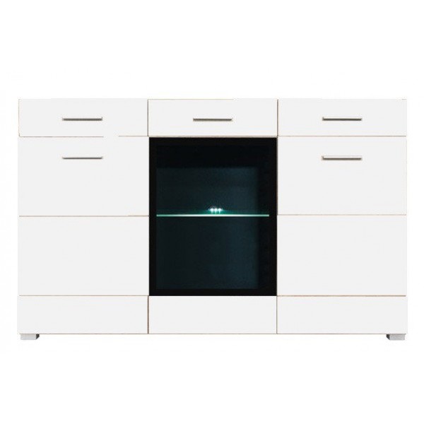

Комод Вушер 1W2D2S/1500*450*935 из ДСП и МДФ цвет Белый Gerbor Holding