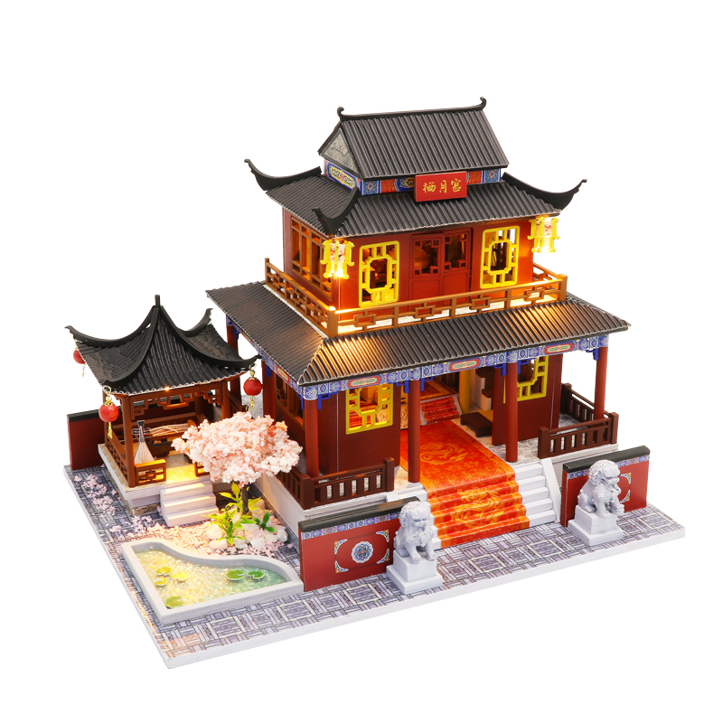 

3D Интерьерный конструктор DIY House Румбокс Hongda craft История Японии (M909)