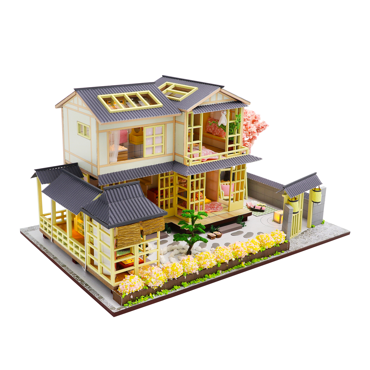 

3D Интерьерный конструктор DIY House Румбокс Hongda craft Японский дом (L907)