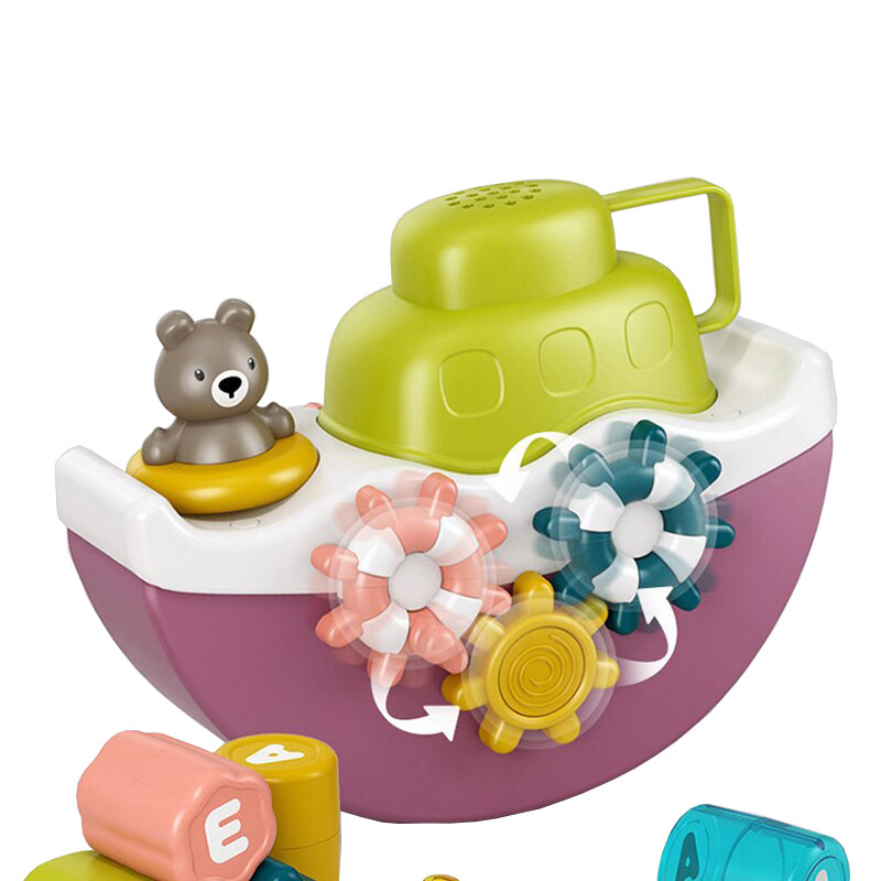 

Игра для купания METR+ 1162MR Кораблик-лейка фиолетовый (75040017)