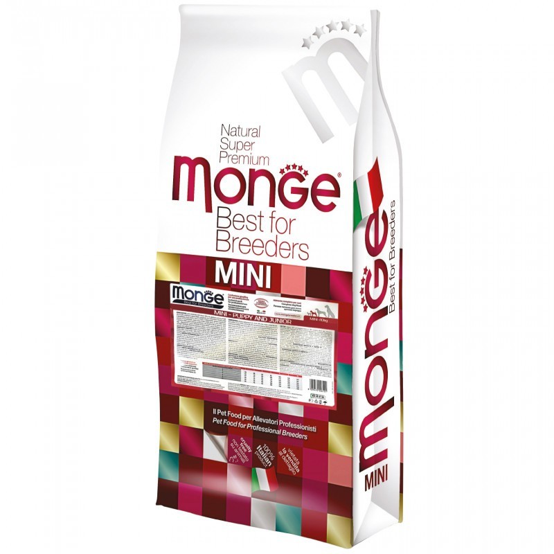 

Корм для щенков мини пород Monge DOG Mini Puppy and Junior с курицей 15 кг(70006101)