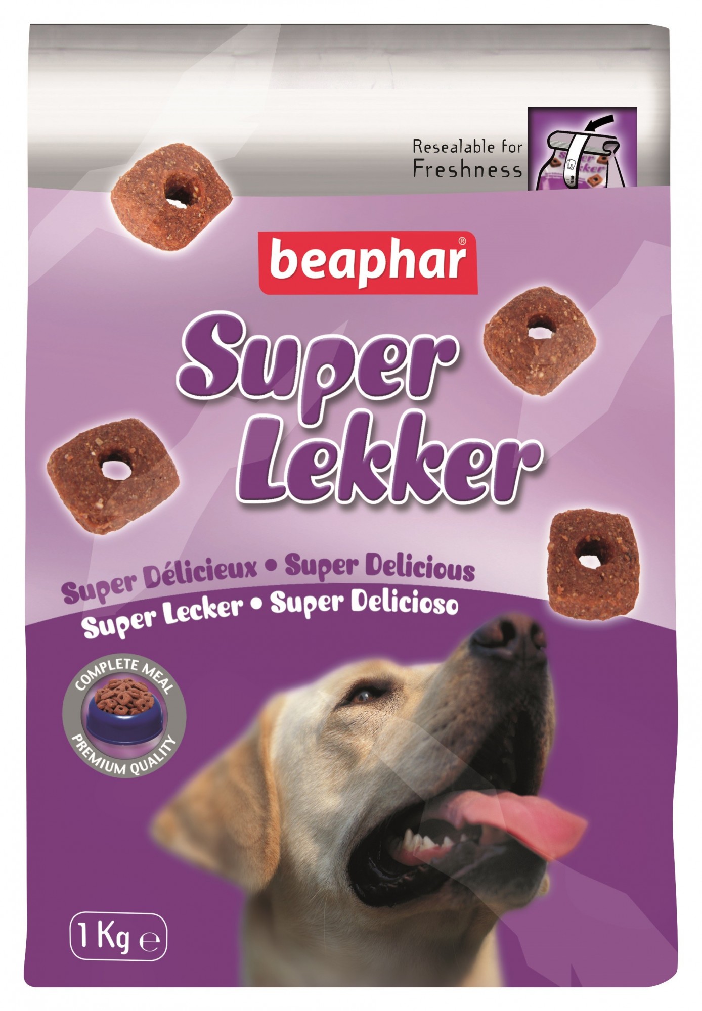 

BEAPHAR Super Lekker настоящий деликатес, полноценный и сбалансированный корм для собак (1кг)