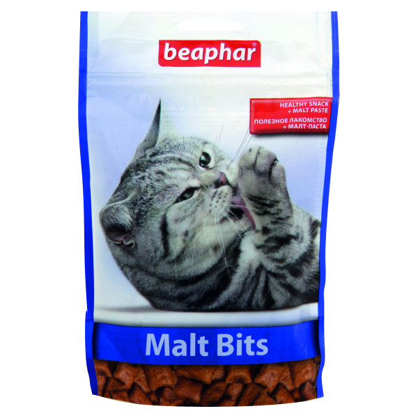 

BEAPHAR Malt Bits вкусные и полезные подушечки с мальт-пастой для кошек 150 г
