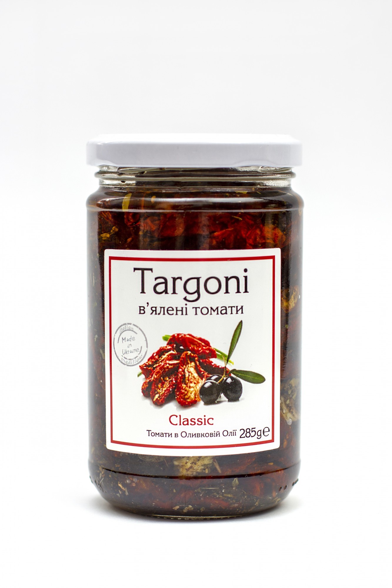 Вяленые томаты помидоры "Classic" Targoni в оливковом масле со специями ...