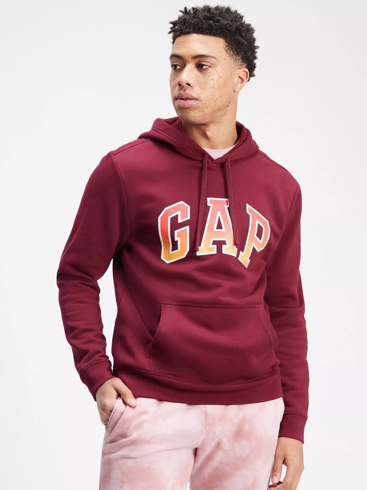 

Худи GAP 368712441 XXL Бордовое